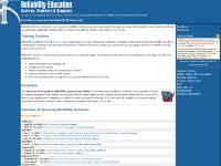 reliability-education.com Courses, Training Course, Reliability Courses