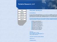 reliable-research.net Reliable Research, Abstractor, Independent abstractor