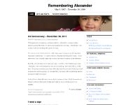 rememberingalexander.com Alexander's Run, Alexander's Website, American SIDS Institute rememberingalexander.com Alexander's Run, Alexander's Website, American SIDS Institute