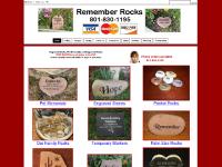 rememberrocks.com engraved rocks, pet memorials, garden engraved rocks