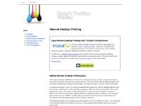 Remote Desktop Printing Remote Desktop Printing