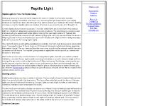Reptile Light | Reptile Lighting