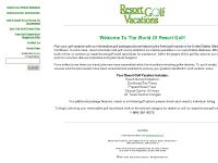 RESORT GOLF VACATIONS