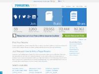Resume.com | Free Resume Hosting | Upload your Resume