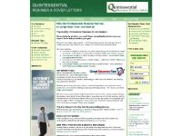 Quintessential Resumes and Cover Letters: A Resume Service Quintessential Resumes and Cover Letters: A Resume Service