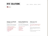 ritesolutions.co.uk Portfolio, Services, Web Design and Development ritesolutions.co.uk Portfolio, Services, Web Design and Development