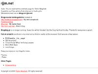 rjjm.net -- In need of a make over...