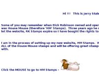 rkstamps.com House, Mouse, Northwoods rkstamps.com House, Mouse, Northwoods