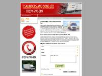 Road Haulage Specialists : T Saunders and Sons Ltd