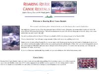 roaringrivercanoe - Roaring River Canoe Rentals roaringrivercanoe - Roaring River Canoe Rentals