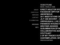 robotfunk - music, visuals, code robotfunk - music, visuals, code