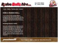 rodeo bull and bucking bronco hire