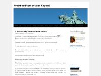 Rodinhood.com - Alok Kejriwal's personal blog Rodinhood.com - Alok Kejriwal's personal blog