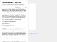  EU RoHS vs China RoHS, RoHS Compliance