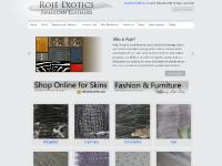 Rojé Leather - Premium wholesale leather goods, exotic animal skins, contracting