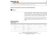 Rope Access Sweden performs specialist work at height.