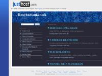 Welcome rosehudson.co.uk - Justhost.com
