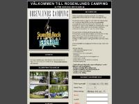 Välkommen till Rosenlunds Camping Välkommen till Rosenlunds Camping