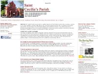 Saint Cecilia Parish.org Saint Cecilia Parish.org
