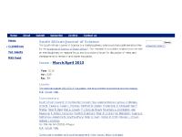 South African Journal of Science South African Journal of Science