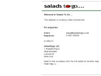 Salads To Go, Suppliers of a comprehensive and exciting range of prepared leaf salads Salads To Go, Suppliers of a comprehensive and exciting range of prepared leaf salads