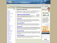 Deeds | Sample Warranty Deed | Powered by FindLegalForms.com Deeds | Sample Warranty Deed | Powered by FindLegalForms.com