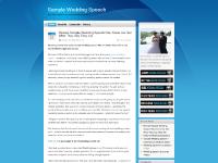  Sample Wedding Speech, Best Web Hosting