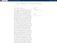 AT&T Samsung Lollipop Ringer AT&T Samsung Lollipop Ringer