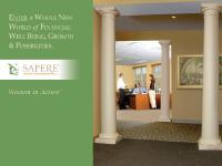 sapere - Sapere Wealth Management sapere - Sapere Wealth Management