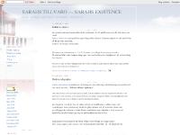 om sarahstillvaro.blogspot.com - sarahstillvaro