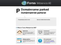 Domainname parked | Forss Webservice AB - Webbhotell och dom&auml;nnamn