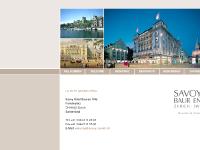 Hotel Savoy Baur en Ville - Zuerich