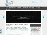 South African Water and Energy Forum South African Water and Energy Forum