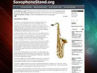 Tenor Saxophone Stand, saxophonestand.org Tenor Saxophone Stand, saxophonestand.org