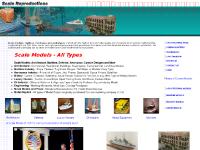 SCALE REPRODUCTIONS Architectural Models Model Ships Boats Military Aircraft Equipment