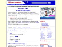 School for Champions by Ron Kurtus - online lessons for those seeking success School for Champions by Ron Kurtus - online lessons for those seeking success