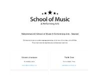 School of Music