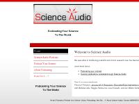 Welcome to Science Audio