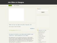 Job offers and vacancies in Glasgow - part time jobs, job search, jobs available