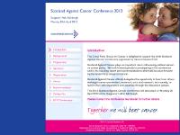 Scotland Against Cancer Conference - Edinburgh 2012 Scotland Against Cancer Conference - Edinburgh 2012