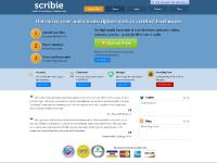 liten scribie.com skärmbild liten scribie.com skärmbild