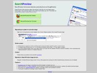 SearchPreview: Firefox extension google preview plugin thumbnails