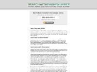 Search With Phone Number - Search Name and Address with Phone Number