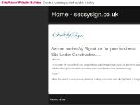 Home - secsysign.co.uk Home - secsysign.co.uk