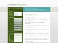 Secured Personal Loans UK - Apply for a Secured Personal Loan Online