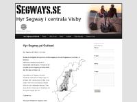 Segways.se | Hyr Segway på Gotland