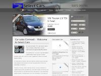Car sales Cornwall - Select Cars - Used Cars in Truro, Cornwall.