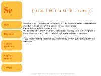 Chemicals of Selenium .Se