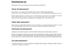 liten seminarium.se skärmbild liten seminarium.se skärmbild