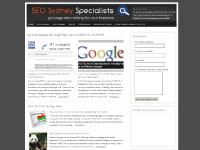 Put Your Website On Page One : The SEO Sydney Specialists Call Sydney Search Results 0404 028 559